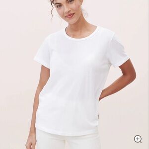 JENNI KAYNE
Cotton Basic Tee
White